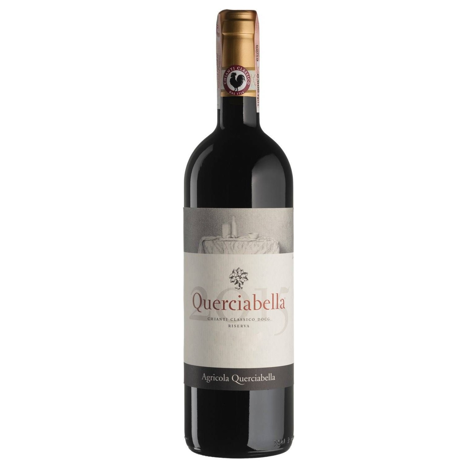 Вино Querciabella Chianti Classico Riserva 2018, червоне, сухе, 0,75 л (R3565) - фото 1