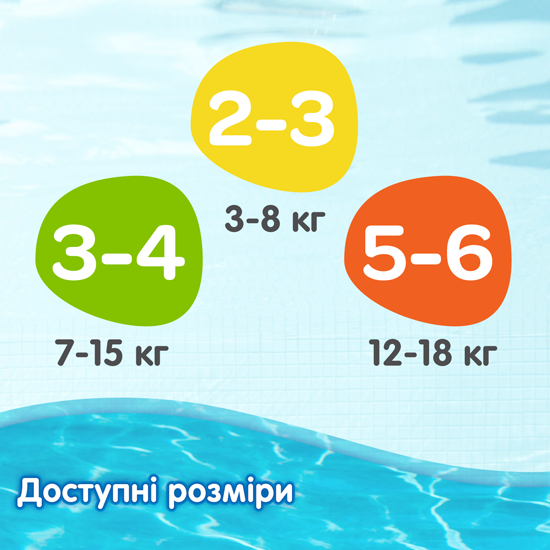 Підгузки-трусики для плавання Huggies Little Swimmers 3-4 (7-15 кг), 12 шт. - фото 8