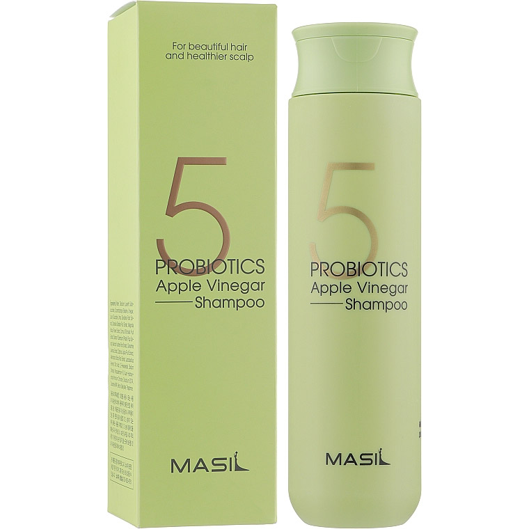 Шампунь Masil 5 Probiotics Apple Vinegar Shampoo, з пробіотиками та яблучним оцтом, 300 мл - фото 1