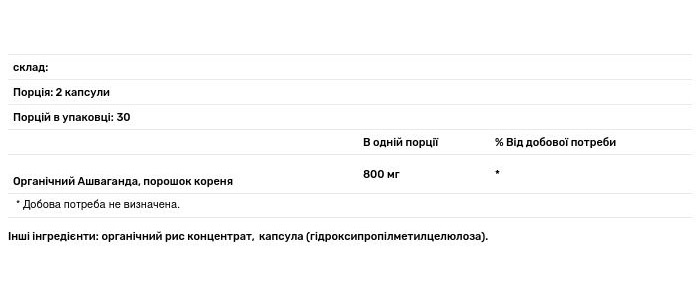 Пищевая добавка Dr. Mercola Ашваганда 800 мг 60 капсул - фото 3