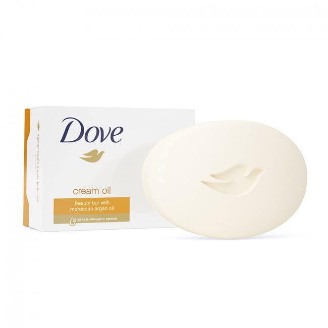 Крем-мыло Dove Драгоценные масла, 100 г - фото 1