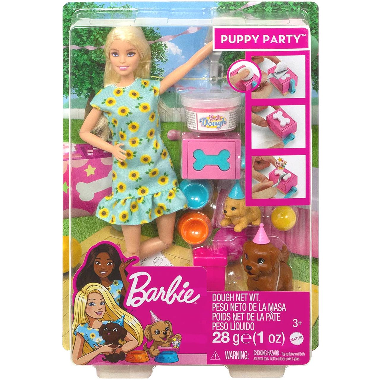 Ігровий набір Barbie Puppy Party, із тестом для ігор, 29 см - фото 5