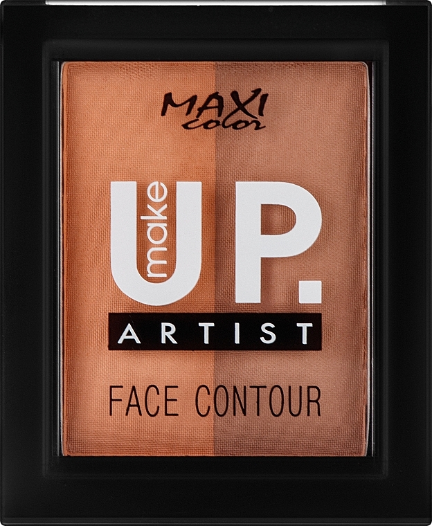 Палетка для контурингу Maxi Color Make Up Artist Face Contour 01 Кавовий Мус 8 г - фото 2