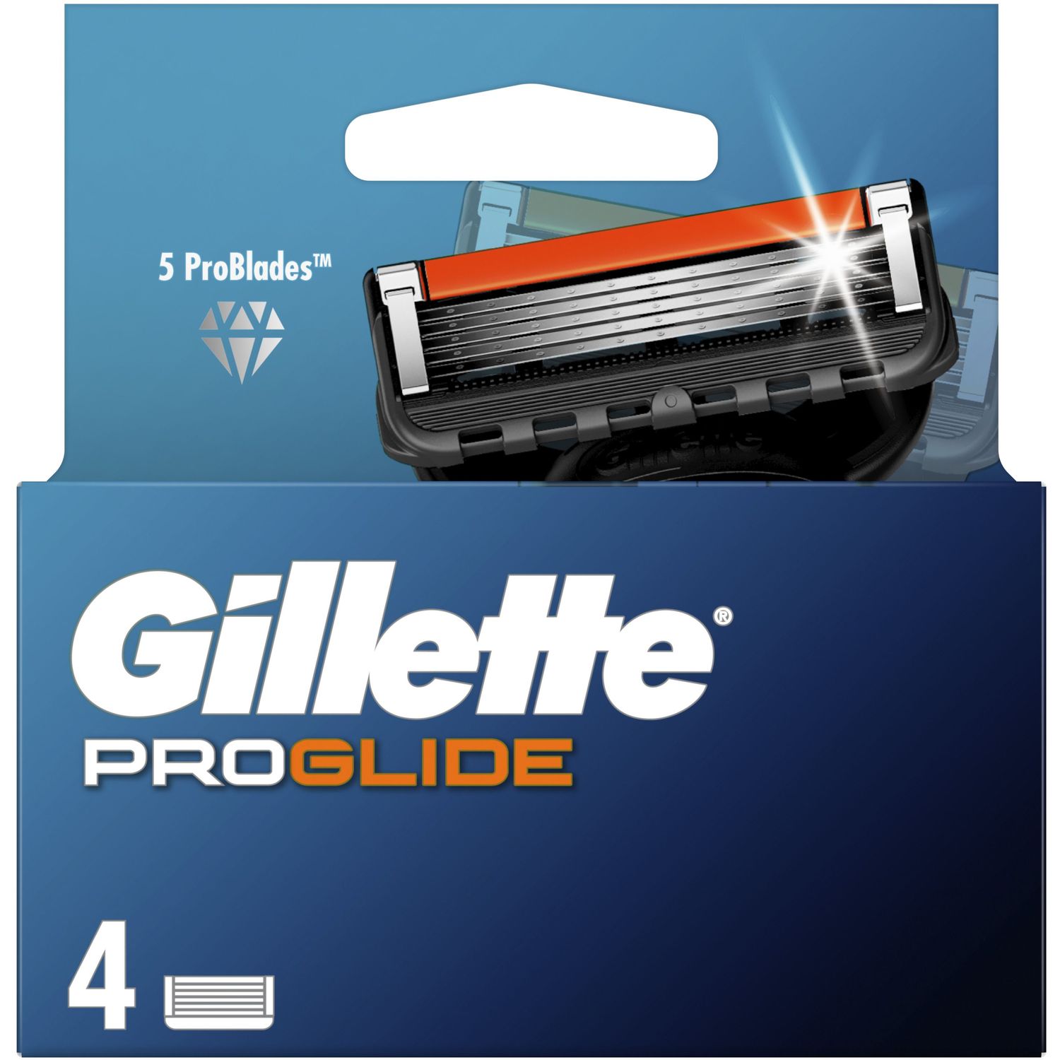 Сменные картриджи для бритья Gillette Fusion 5 ProGlide, 4 шт. - фото 2