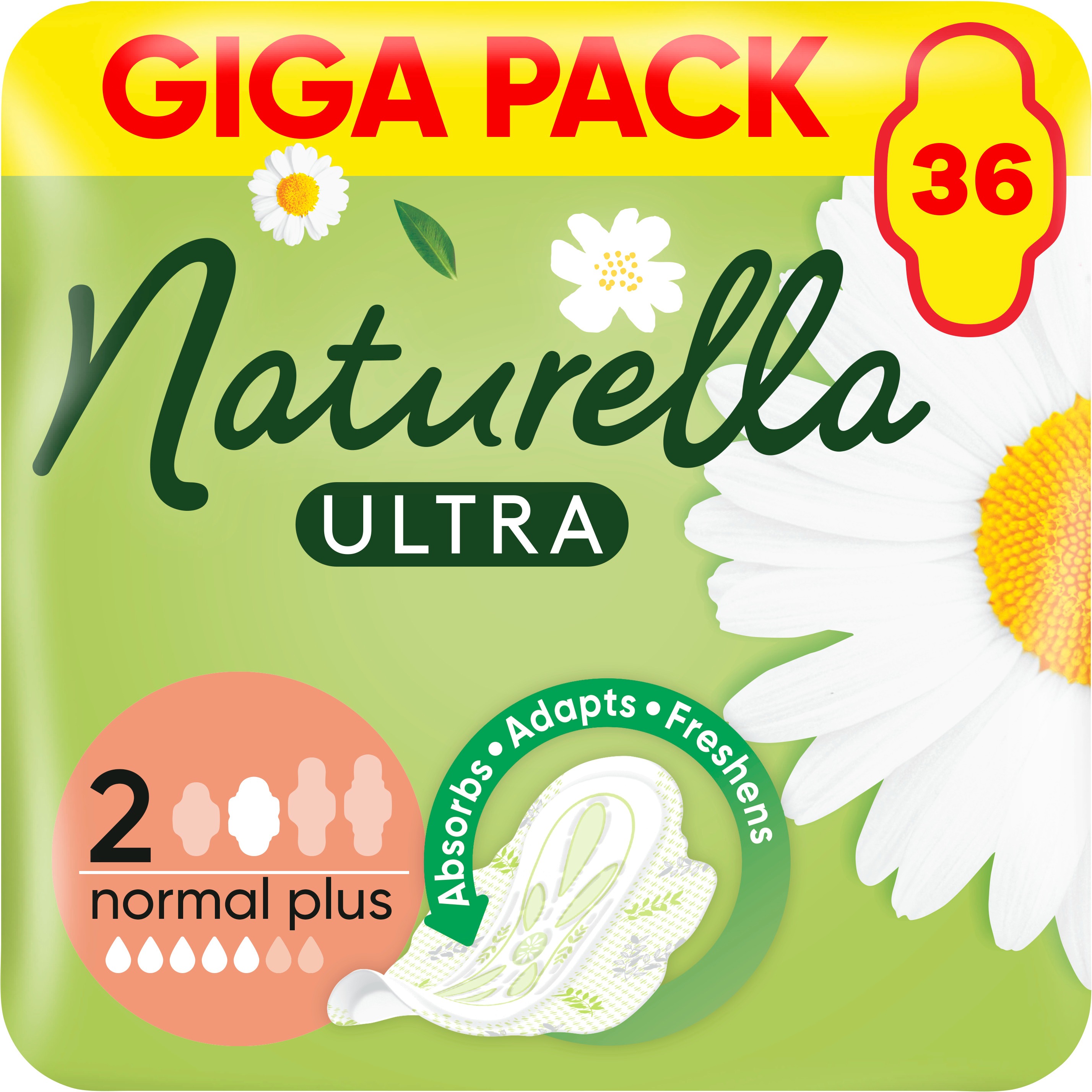 Гигиенические прокладки Naturella Classic Normal Plus Quatro ароматизированы 36 шт. - фото 1