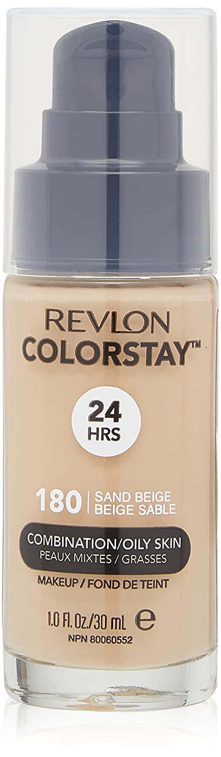 Тональный крем для комбинированной и жирной кожи лица Revlon Colorstay Makeup Combination and Oily Skin, тон 180 (Sand Biege), 30 мл (423023) - фото 2
