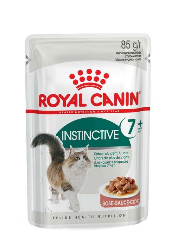 Вологий корм для кішок від 7 років Royal Canin Instinctive, шматочки в соусі, 85 г - фото 1