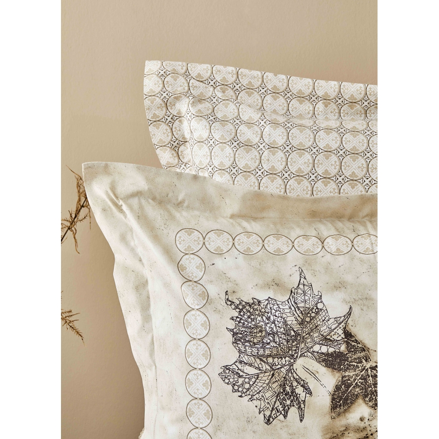 Комплект постельного белья Karaca Home с покрывалом Евро Кофейный 000166807 - фото 3