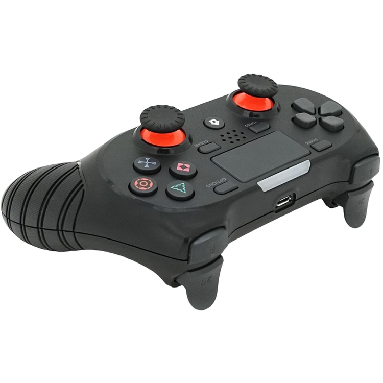 Геймпад джойстик Doubleshock S8P Wireless PS4 Double Motor Vibration DualShock 4 Black - фото 1