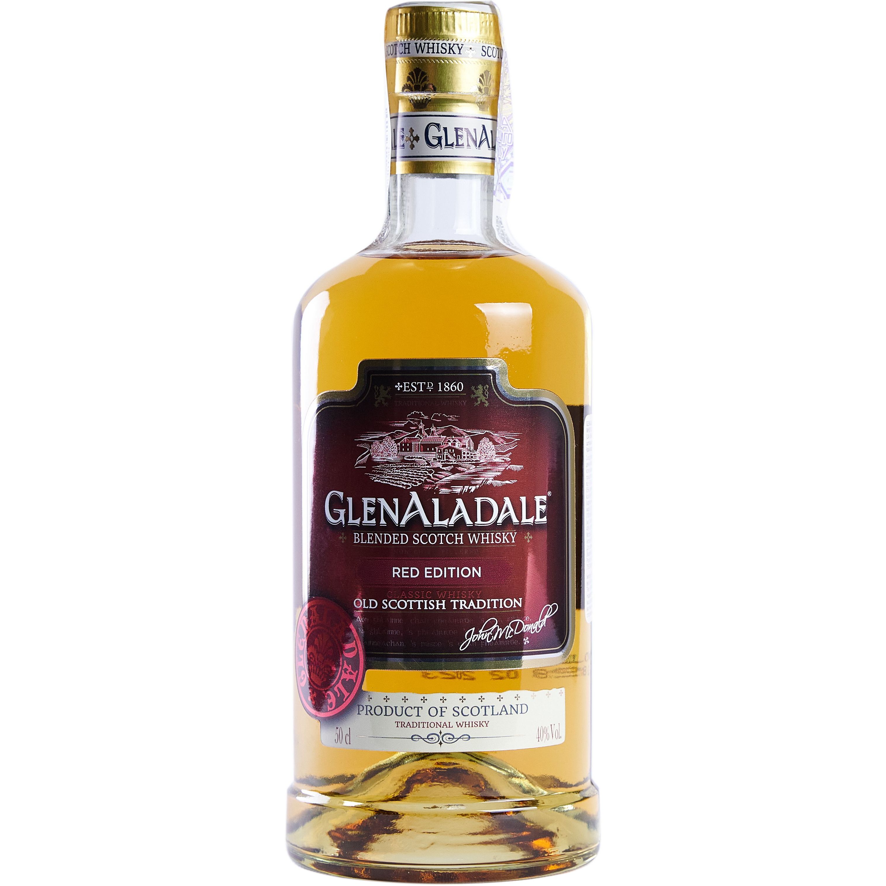 Виски GlenAladale Red Edition Blended Scotch Whisky 40% 0.5 л (ALR16662) - фото 1