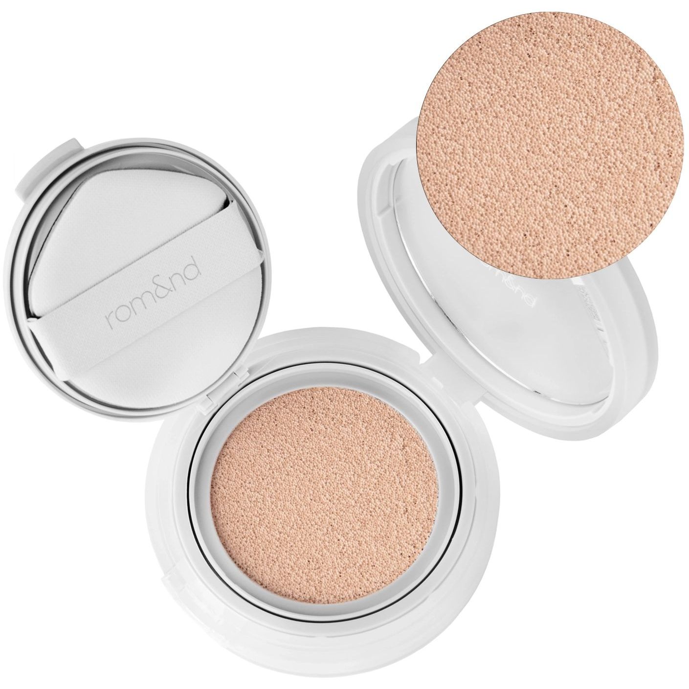 Тональний кушон Rom&nd Nu Zero Cushion 01 Porcelain 17 SPF24 15 мл - фото 2