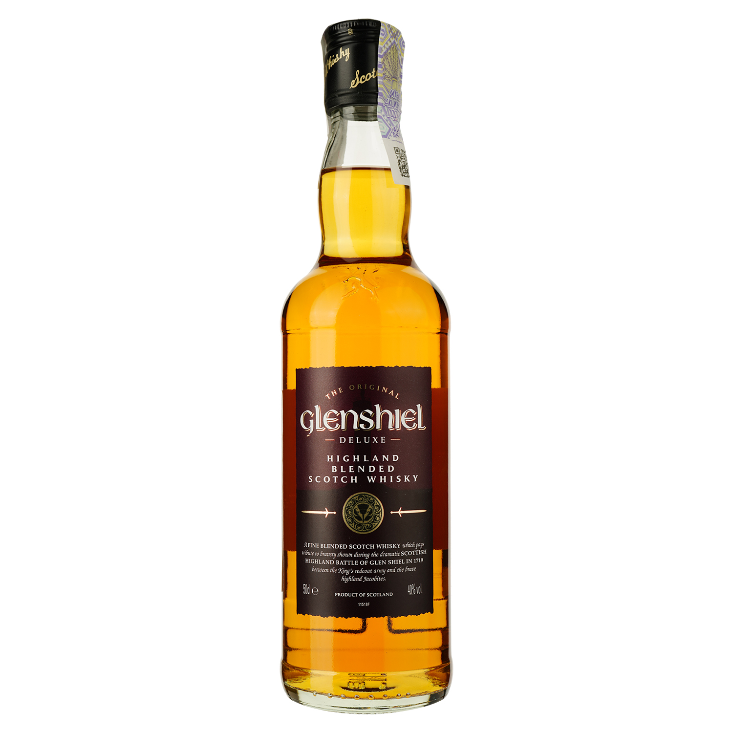 Виски Loch Lomond Glenshiel Deluxe Highland Blended Scotch Whisky 40% 0.5 л - фото 1