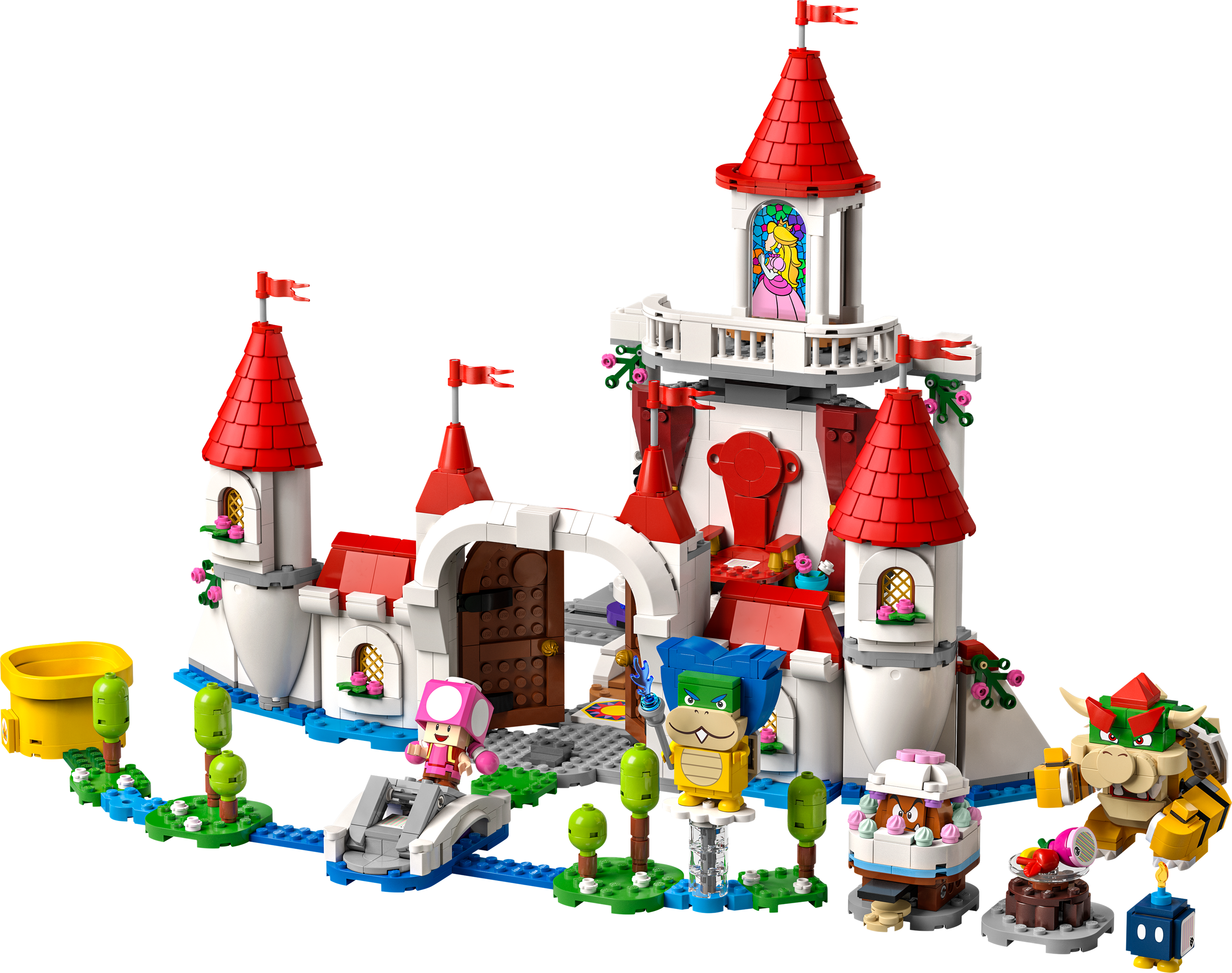 Конструктор LEGO Super Mario Дополнительный набор, Замок Персика, 1216 деталей (71408) - фото 2