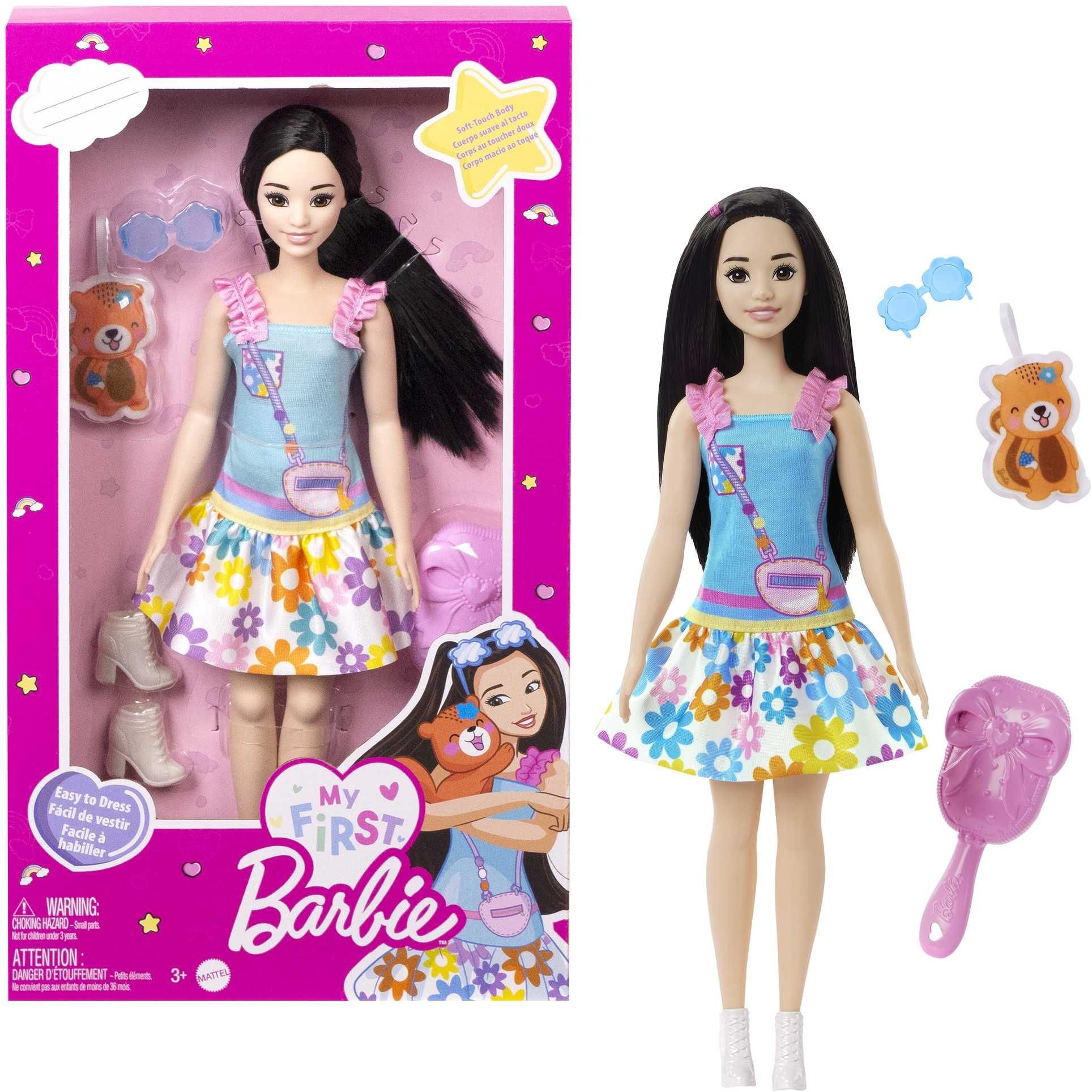 Лялька Barbie Моя перша Barbie Брюнетка з білченям (HLL22) - фото 2