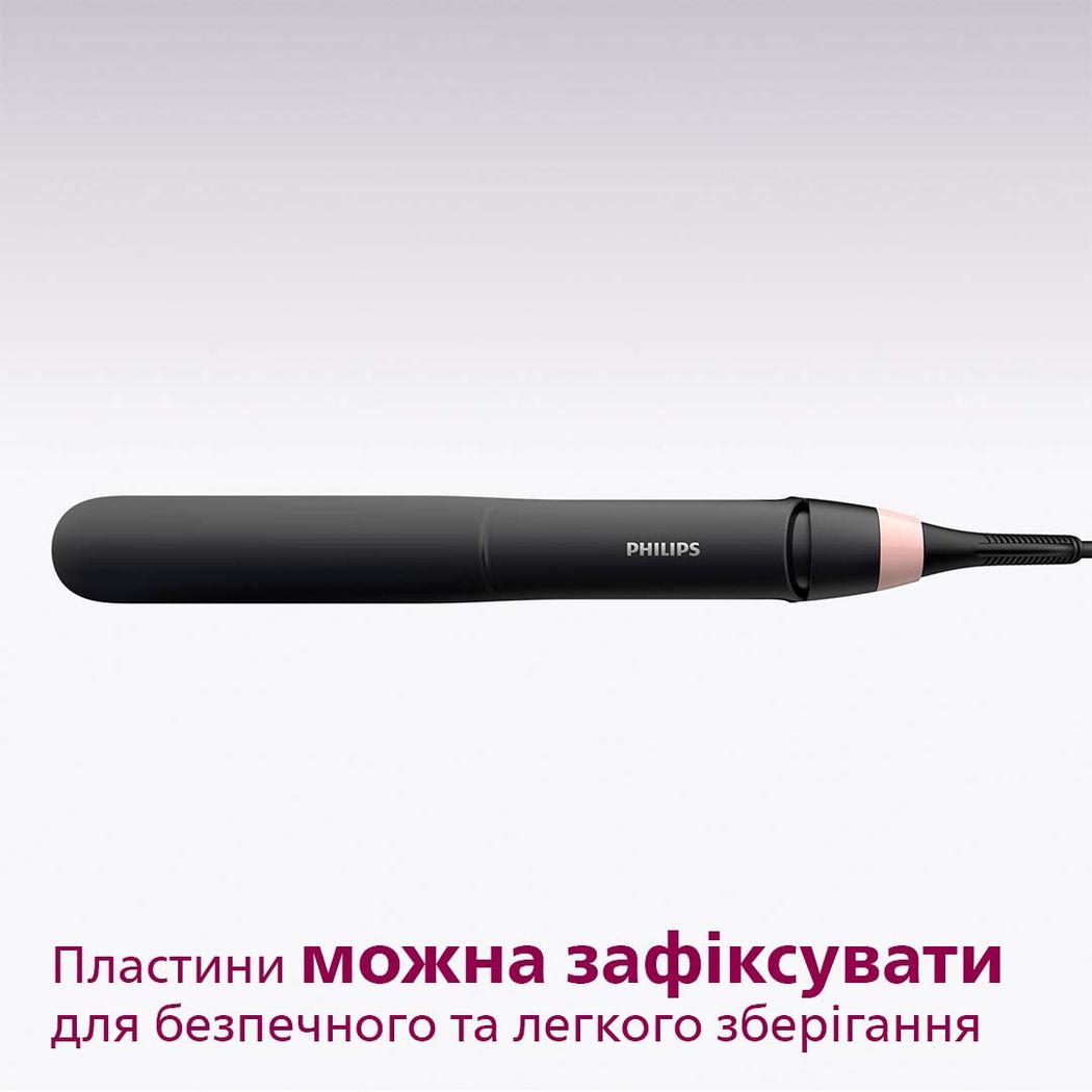 Випрямляч для волосся Philips StraightCare Essential чорний (BHS378/00) - фото 12
