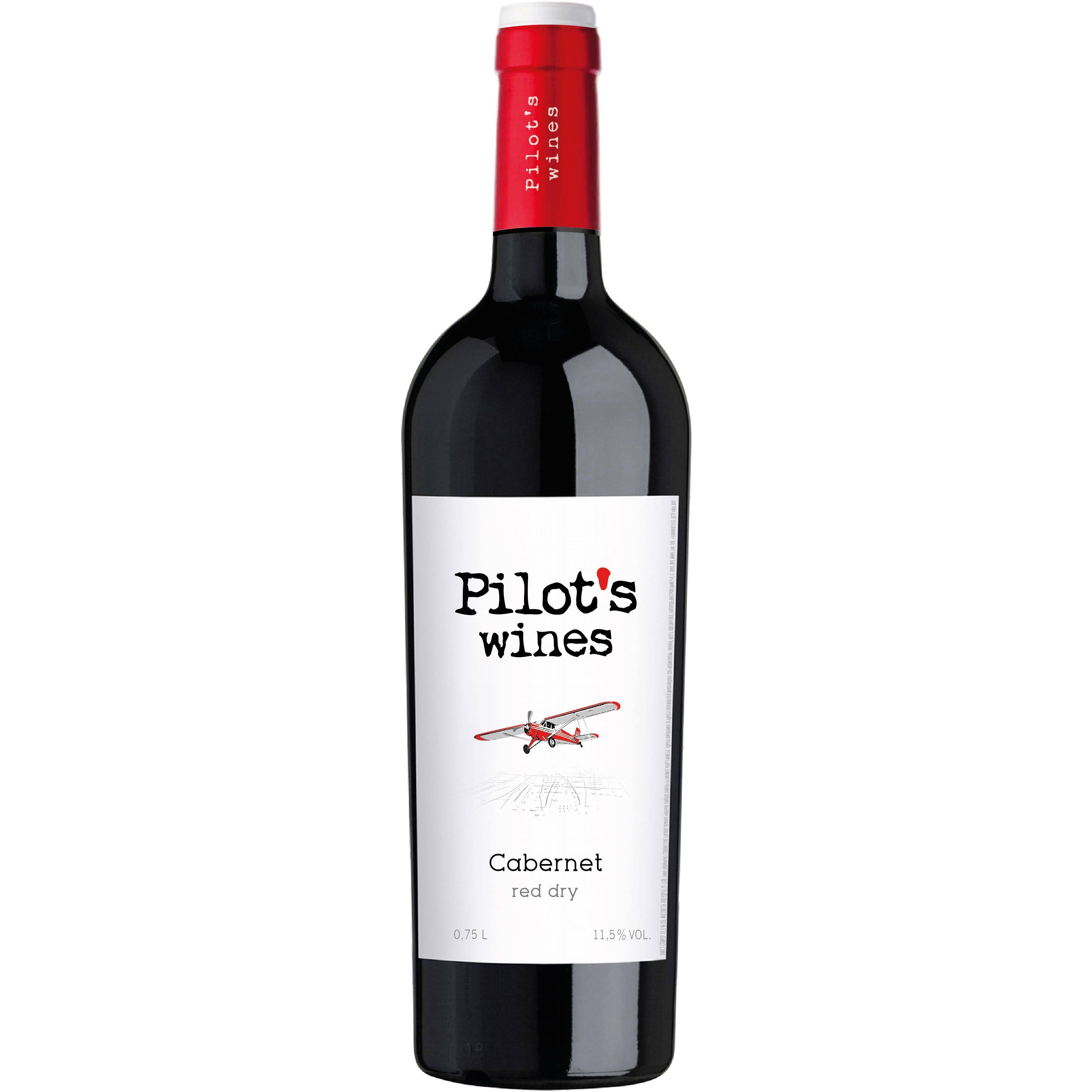 Вино Pilot’s Wines Cabernet красное сухое 0.75л - фото 1