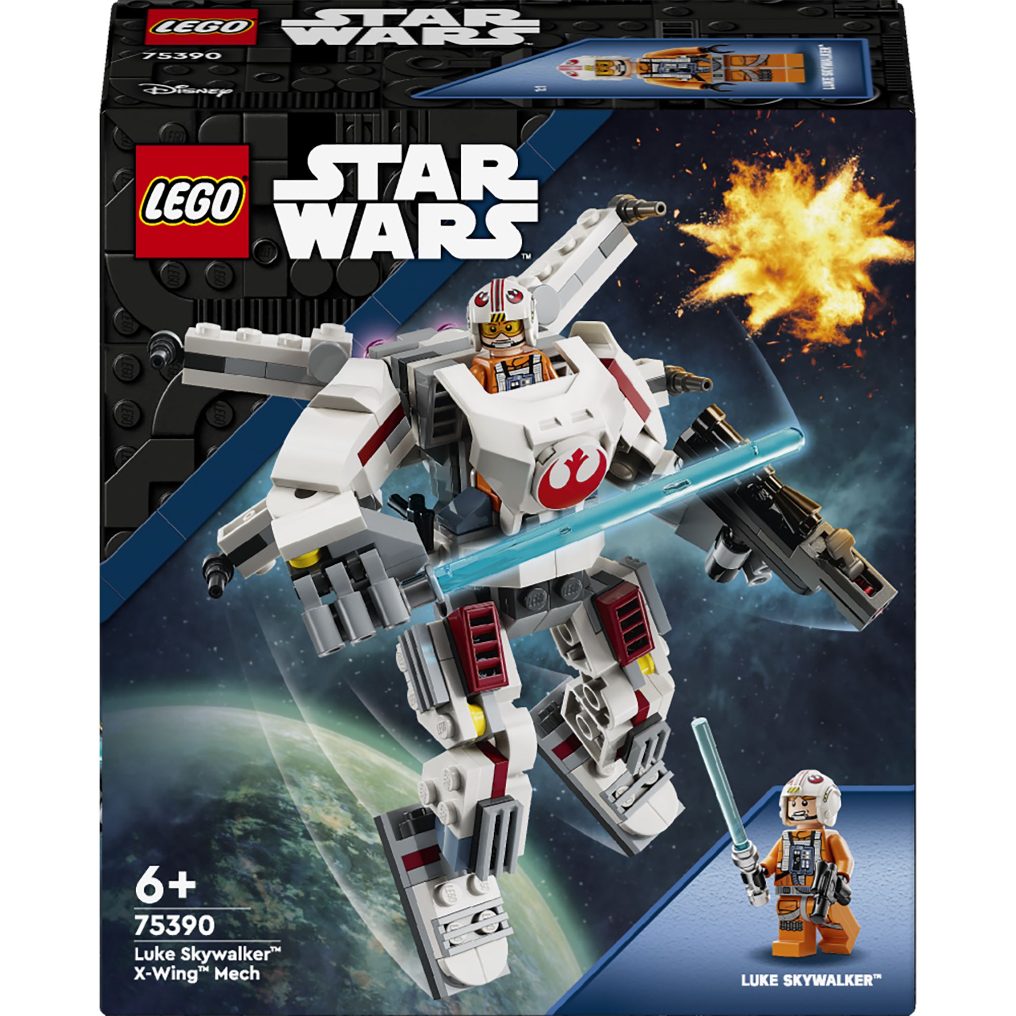Конструктор LEGO Star Wars Робот X-Wing Люка Скайвокера 195 деталей (75390) - фото 1