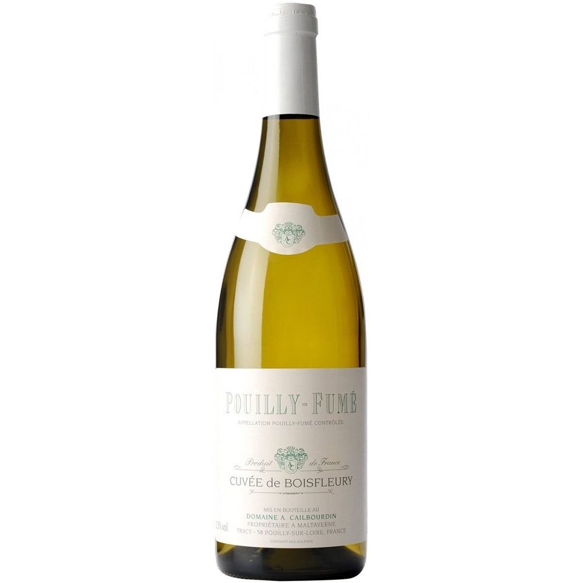 Вино Domaine Cailbourdin Cuvee de Boisfleury Pouilly-Fume AOC 2019 белое сухое 0.375 л - фото 1