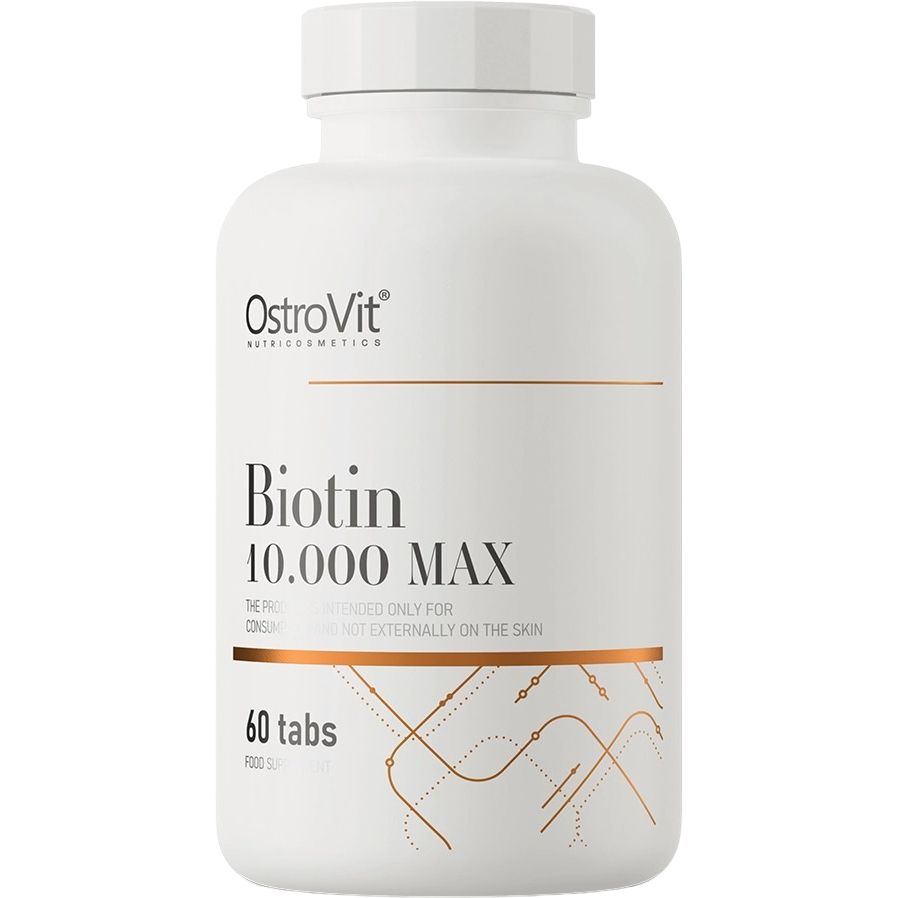 Витамин OstroVit Biotin 10.000 MAX 60 таблеток - фото 1