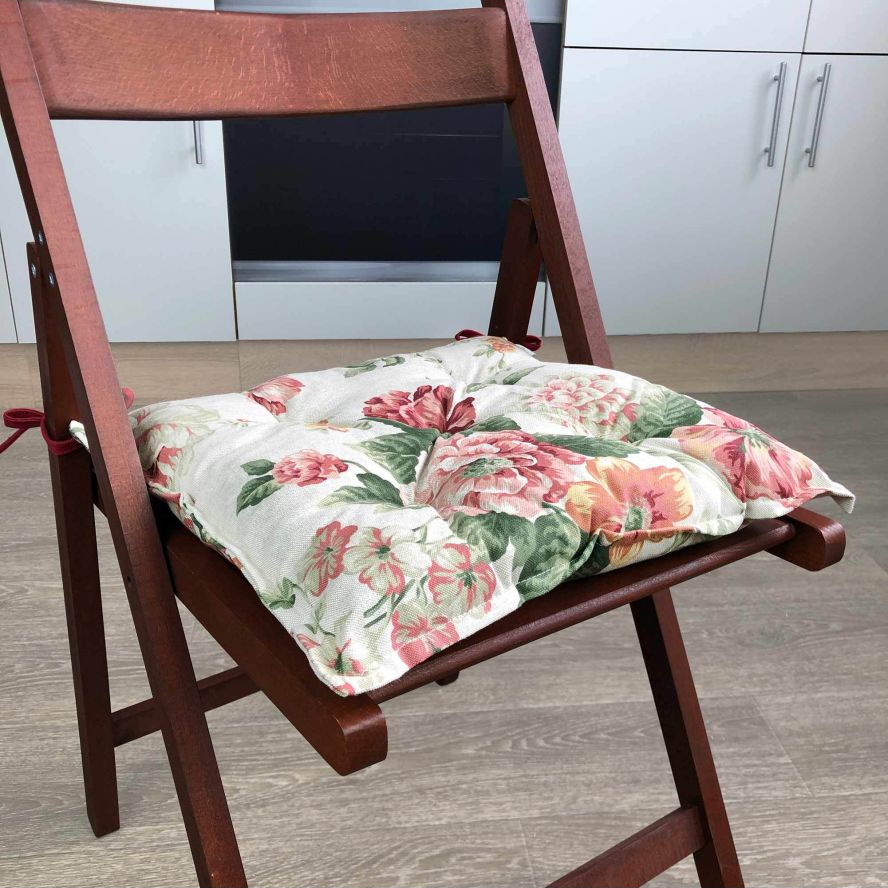 Подушка для стула Прованс Глория 40х40 см, роза (14556) - фото 3