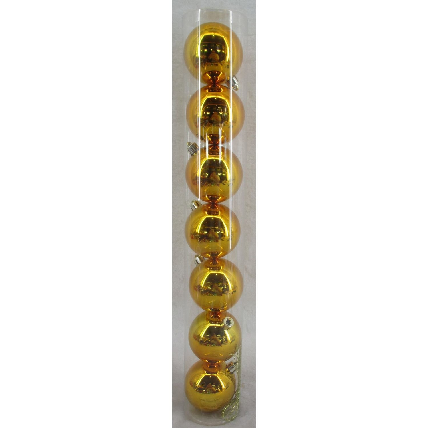 Набір новорічних куль Novogod'ko 6 см 7 шт. золото (974897) - фото 1