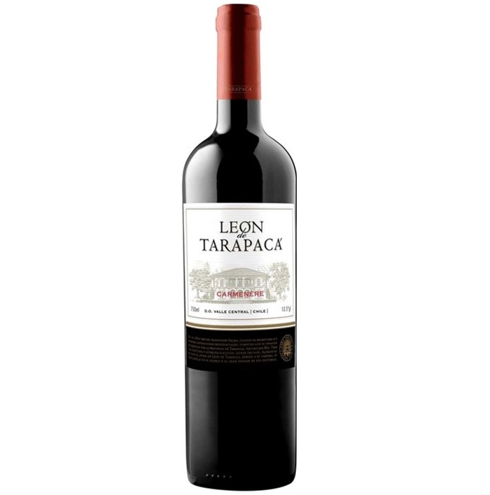 Вино Tarapaca Carmenere Leon de Tarapaca, червоне, сухе, 13%, 0,75 л (573) - фото 1