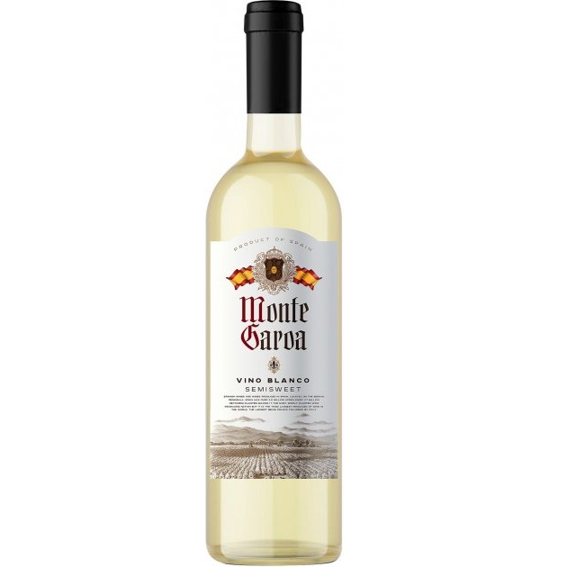 Вино Garcia Carrion Monte Garoa Blanco Semisweet, 10,5%, 0,75 л (AT3C007) - фото 1