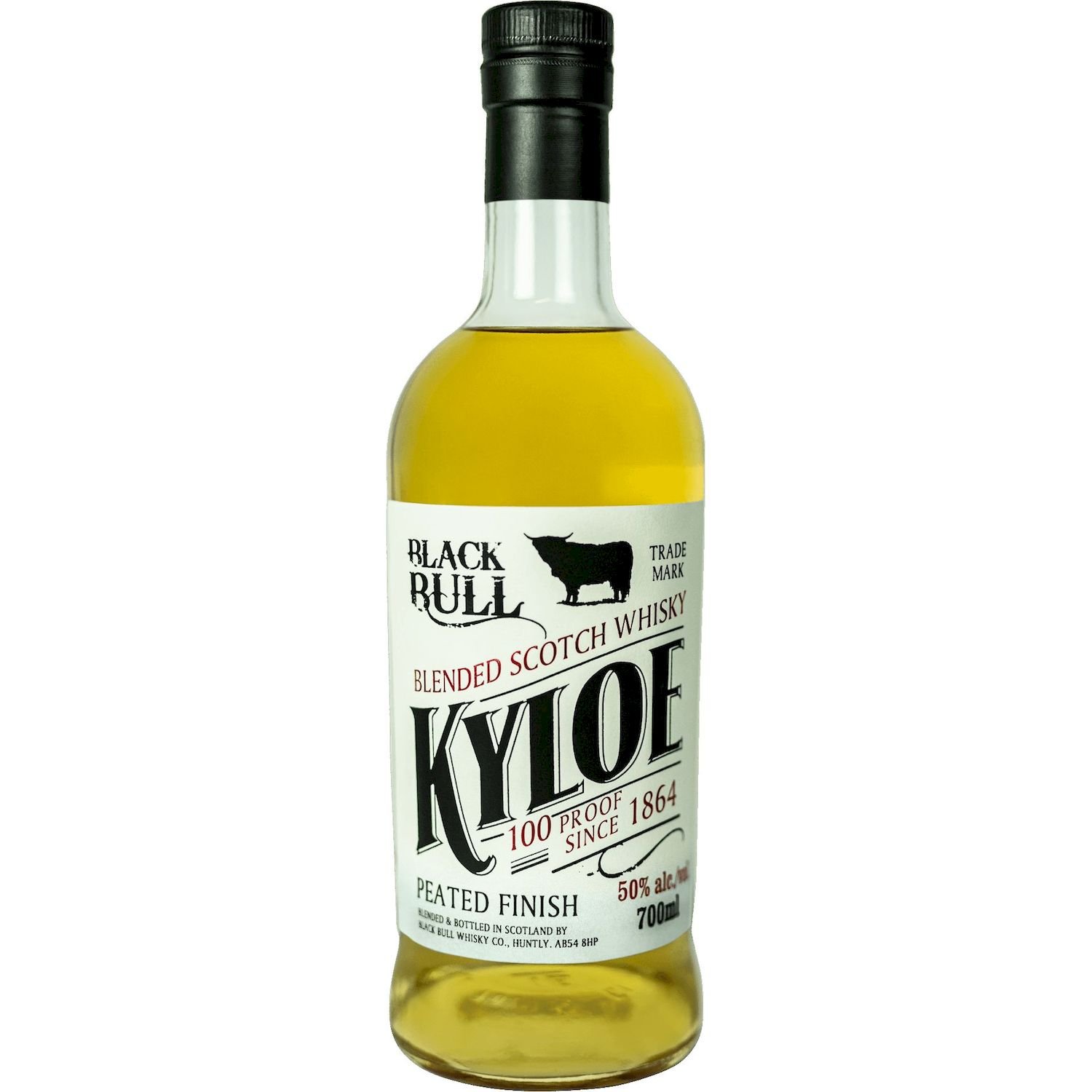Виски Black Bull Kyloe Peated Finish Blended Scotch Whisky, 50%, 0,7 л - фото 1