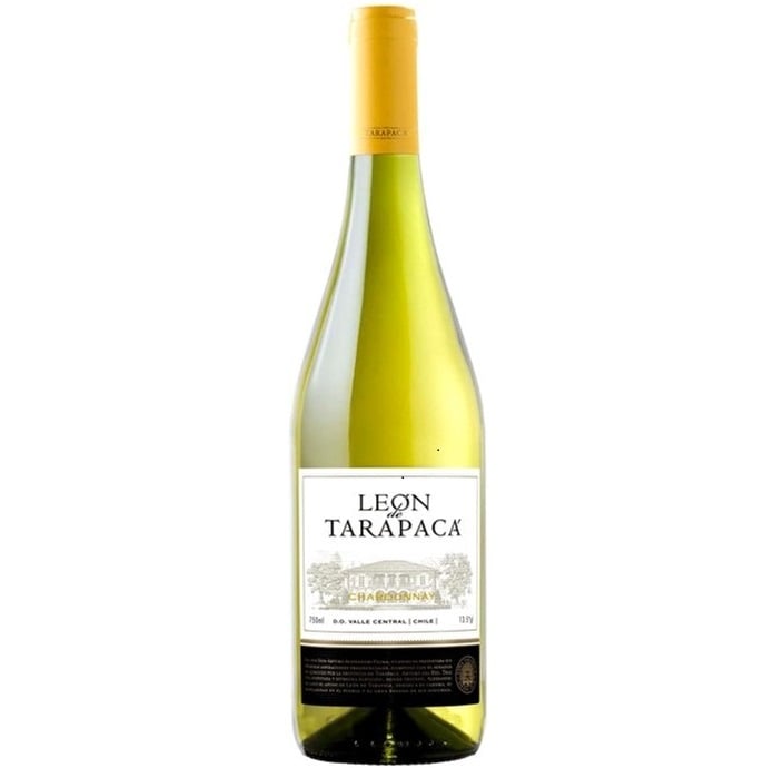 Вино Tarapaca Chardonnay Leon de Tarapaca, біле, сухе, 14%, 0,75 л (30007) - фото 1