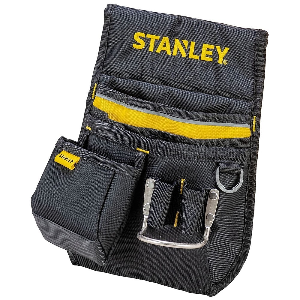 Сумка поясная для инструментов Stanley Basic Tool Pouch с держателем для молотка 8 отделений (1-96-181) - фото 2