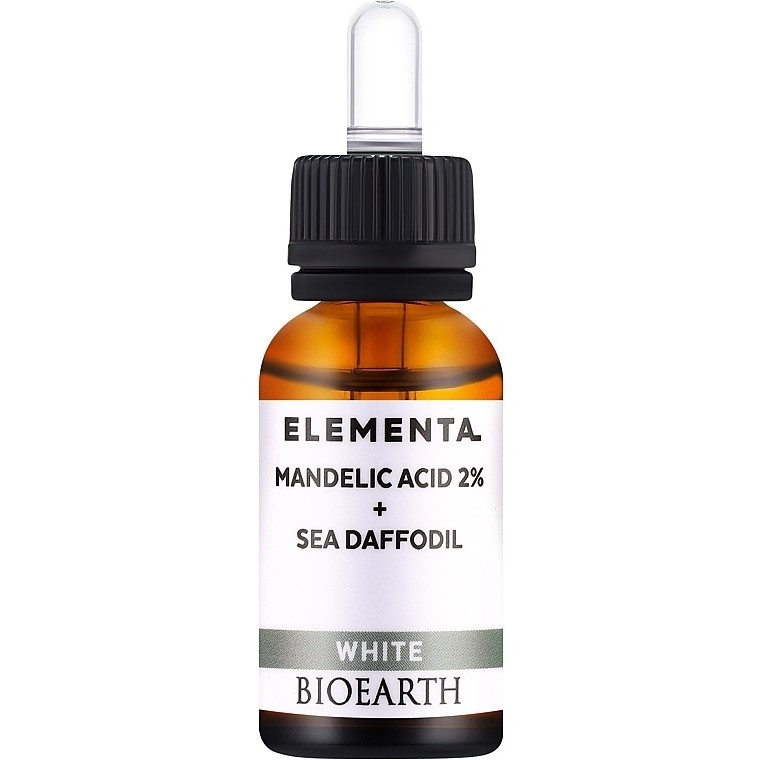 Сироватка для обличчя Bioearth Elementa White Mandelic Acid 2% + Sea Daffodil 15 мл - фото 1