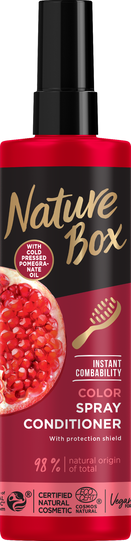 Экспресс-кондиционер Nature Box для окрашенных волос, с гранатовым маслом холодного отжима, 200 мл - фото 1