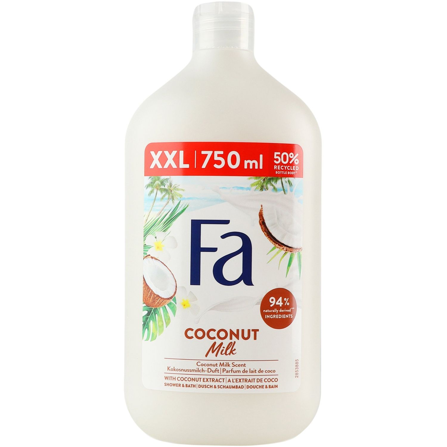 Гель для душа Fa Coconut Milk, 750 мл - фото 1