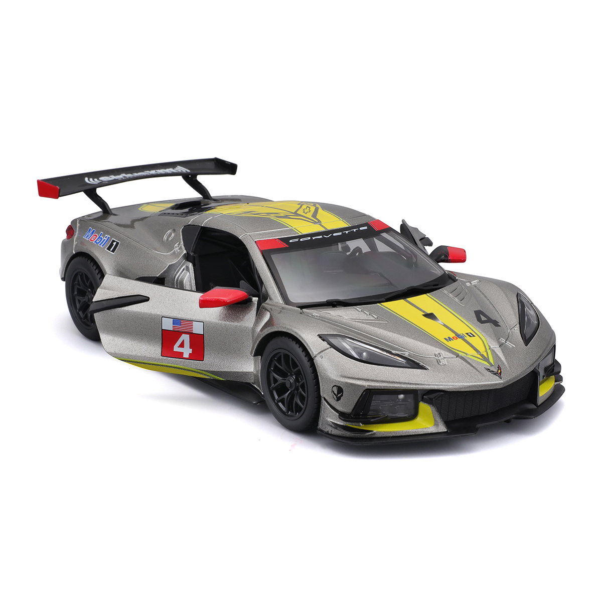 Автомодель Bburago Chevrolet Corvette C8.R 1:24 - фото 2