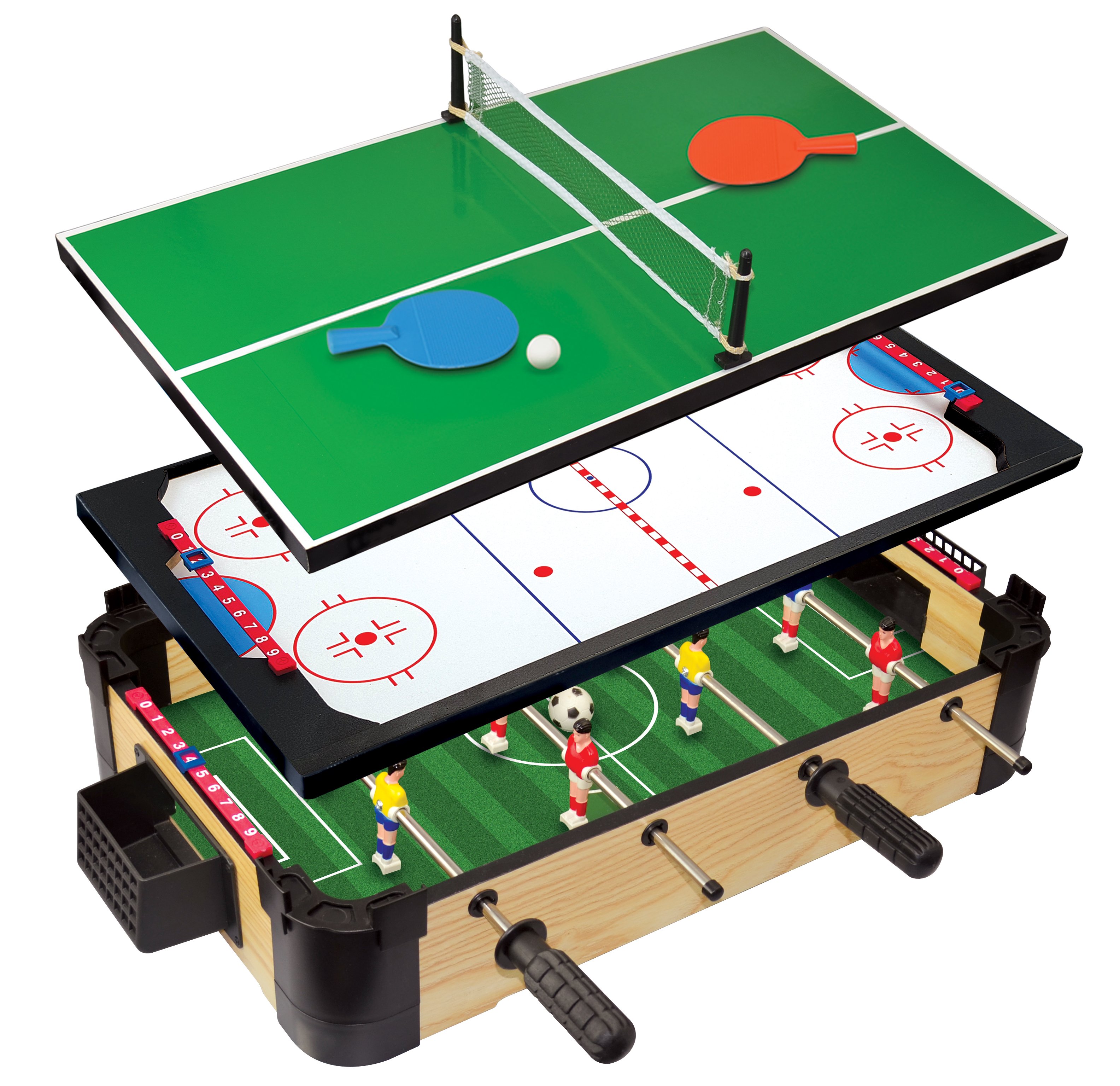 Настольная игра Merchant Ambassador 3в1 (Футбол/теннис/хоккей), 50 см (MA3153_20) - фото 1
