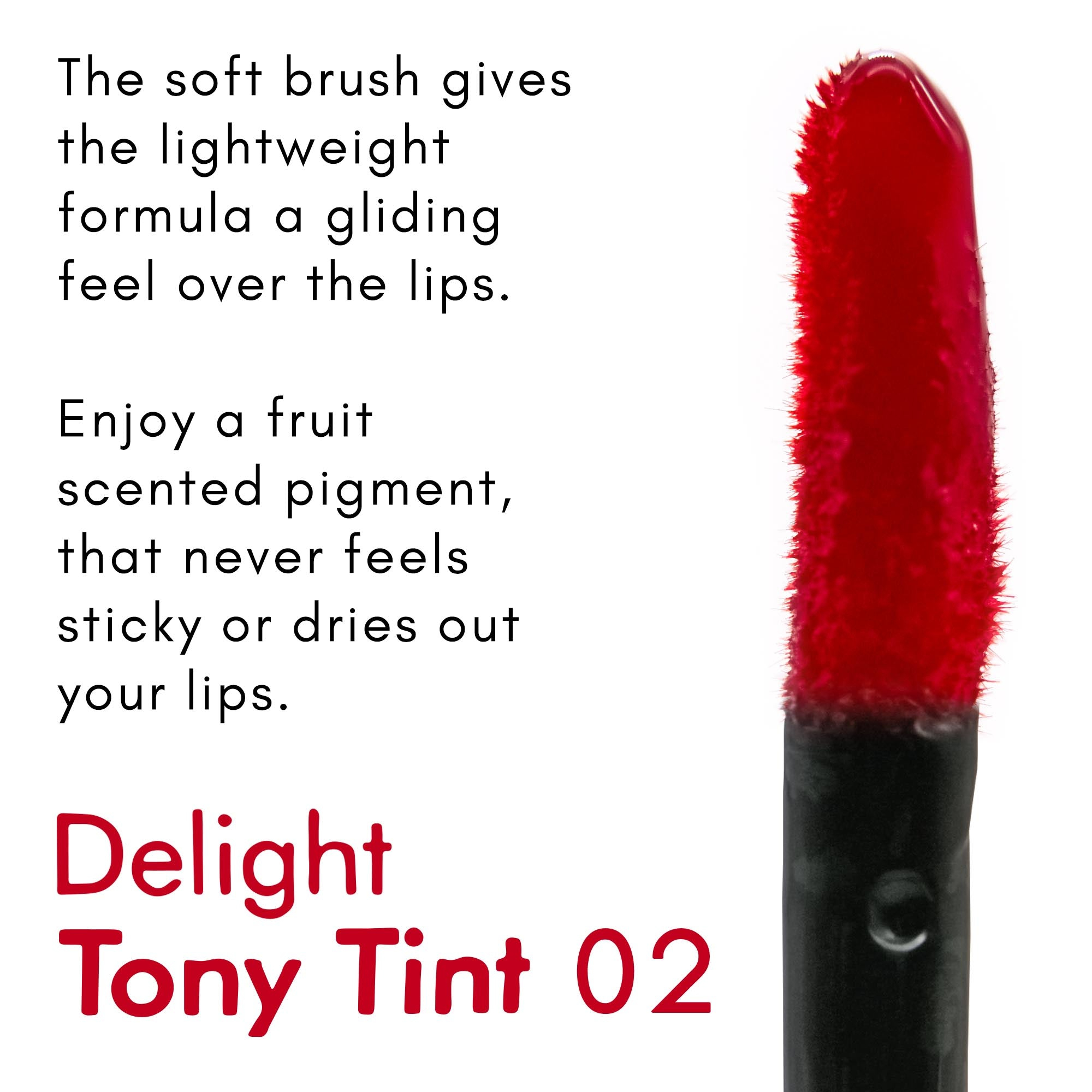 Тинт для губ Tony Moly Delight Tony Tint №2 Red 8.3 мл - фото 6