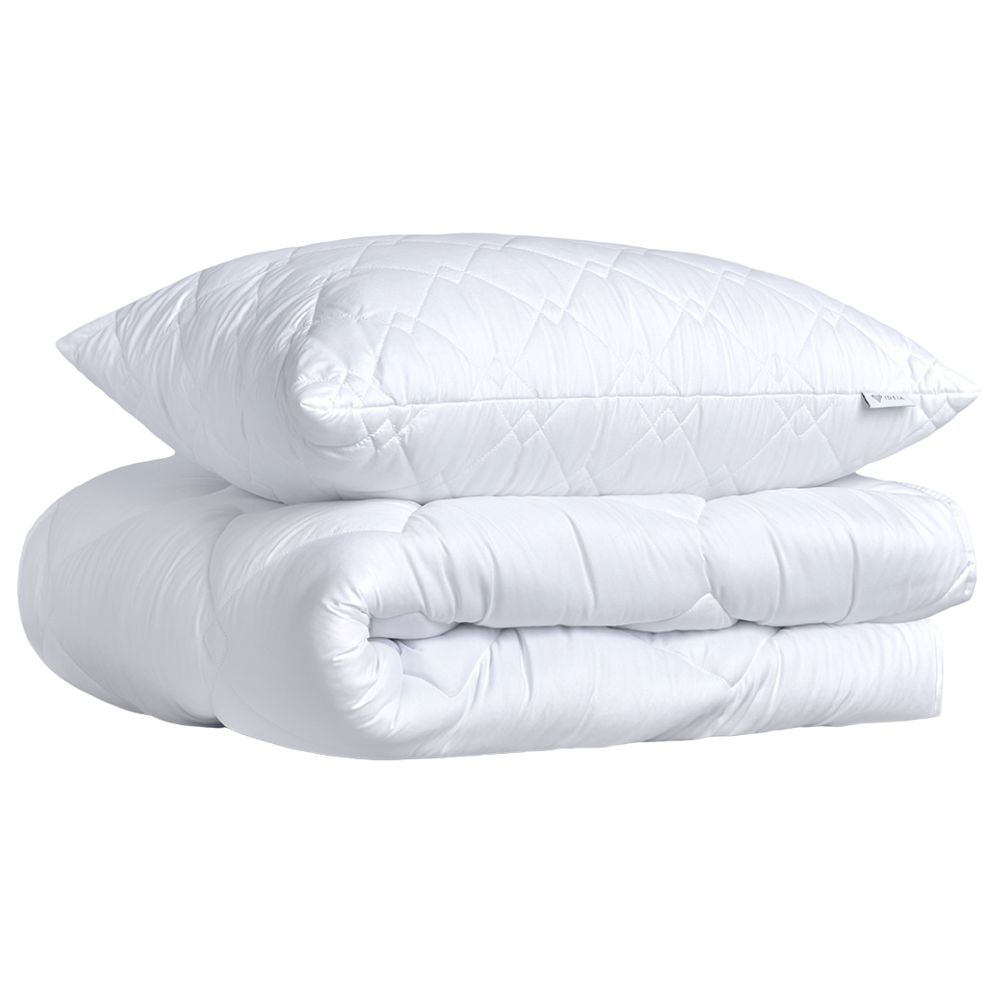 Набор Ideia Classic: одеяло + подушка, полуторный, белый (8-32954 білий) - фото 1