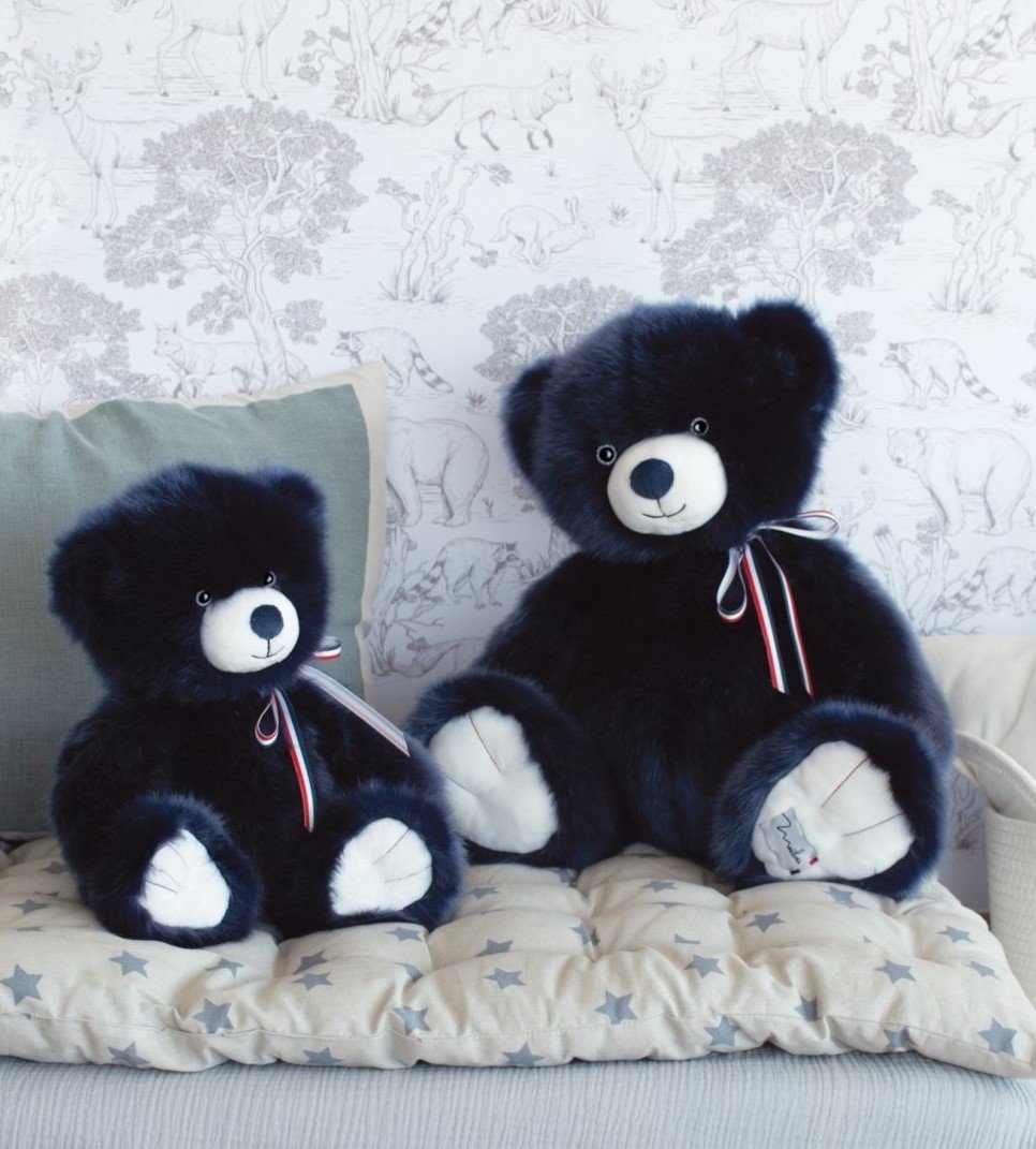 Мягкая игрушка Mailou Французский медведь, 50 см, темно-синий (MA0119) - фото 2