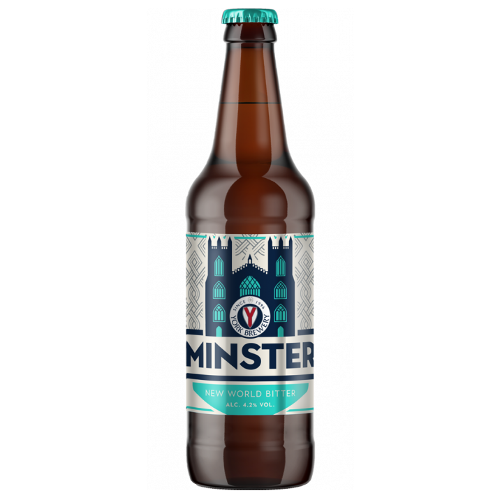 Пиво York Brewery Minster, світле, фільтроване, 4,2%, 0,5 л - фото 1