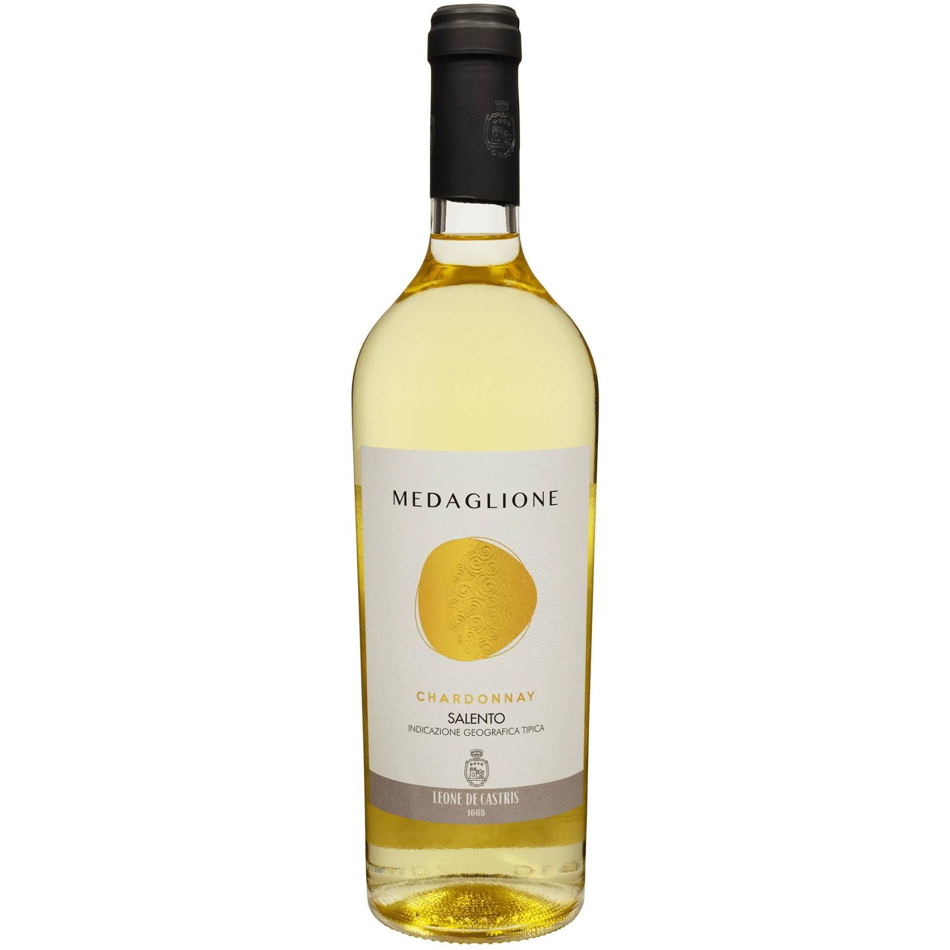 Вино Medaglione Chardonnay Salento біле сухе 0.75 л - фото 1
