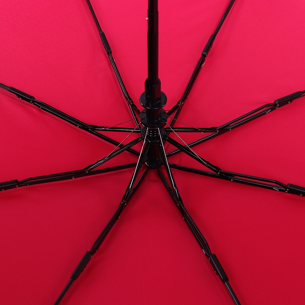 Женский складной зонтик полуавтомат Art Rain 98 см малиновый - фото 4