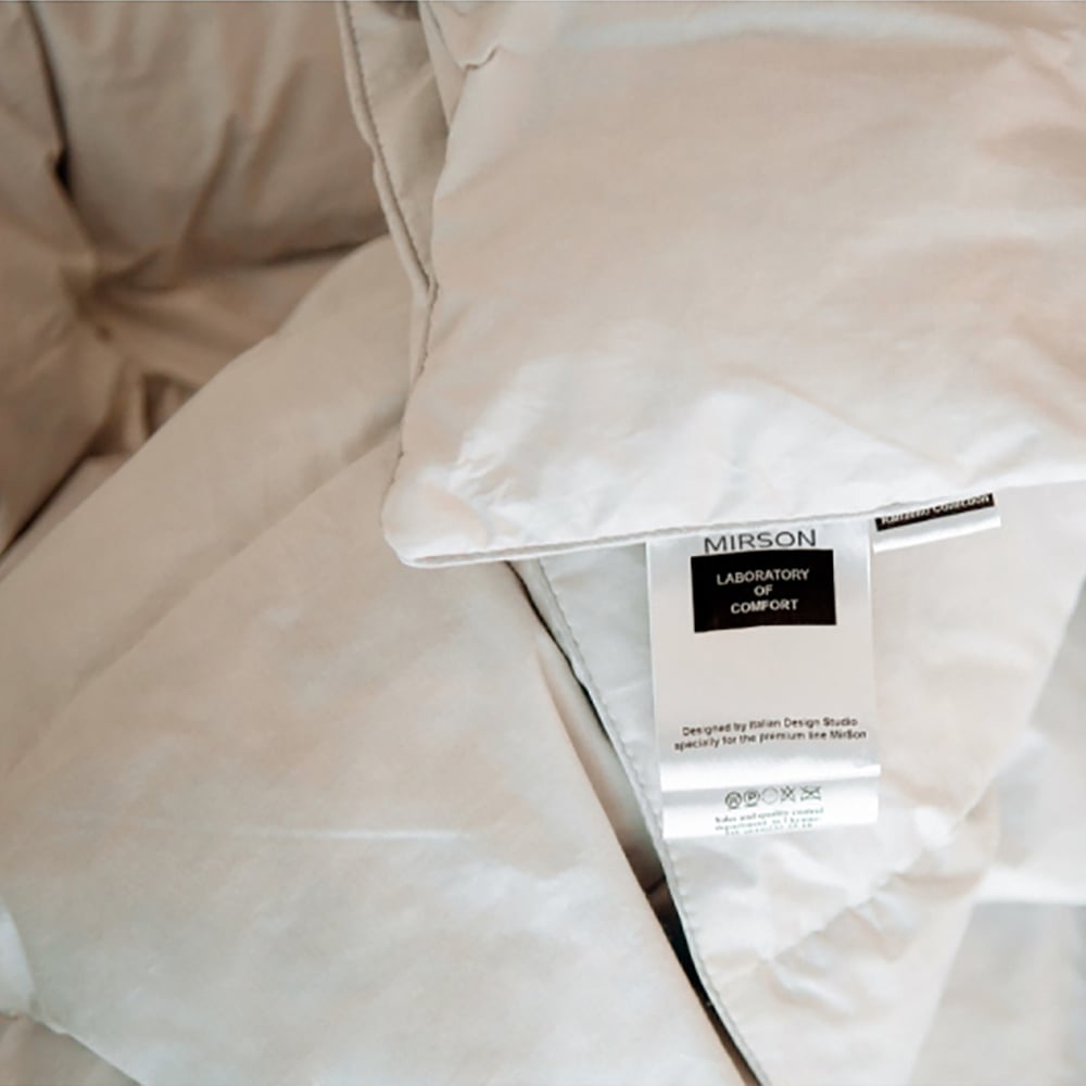 Одеяло пуховое MirSon Raffaello 053, евростандарт, 220x200, белое (2200000018168) - фото 3