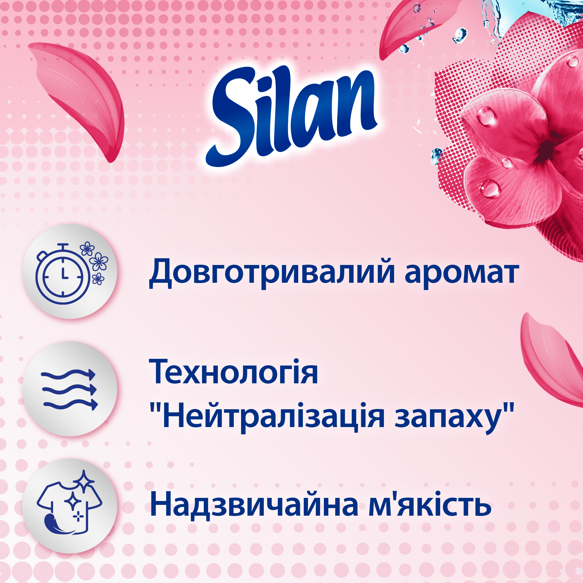 Кондиціонер для білизни Silan Fresh Control Свіжість квітів 1.1 л - фото 3