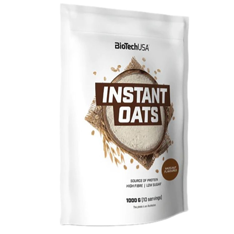 Овсянка Biotech Instant Oats Unflavoured 1000 г - фото 1