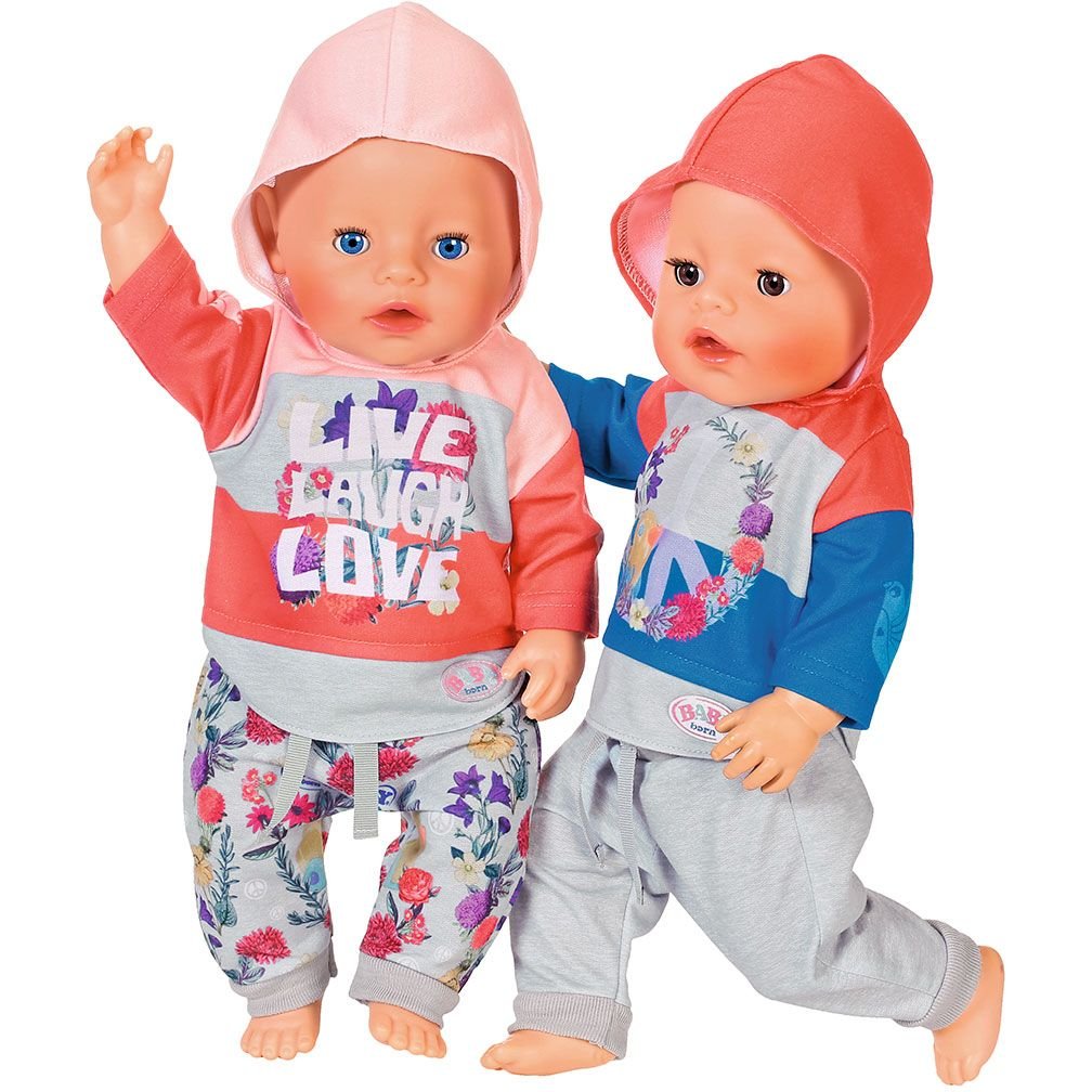 Набор одежды для куклы Baby Born Zapf Трендовый спортивный костюм розовый (826980-1) - фото 3