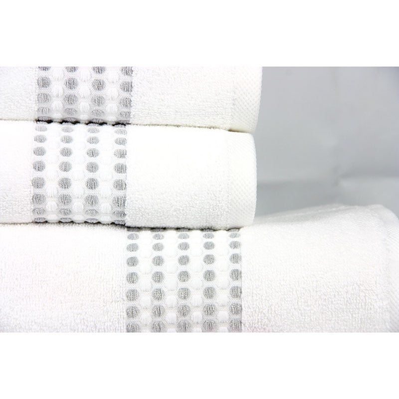 Полотенце махровое Maisonette Classy, 70х140 см, белый (8699965114598) - фото 7