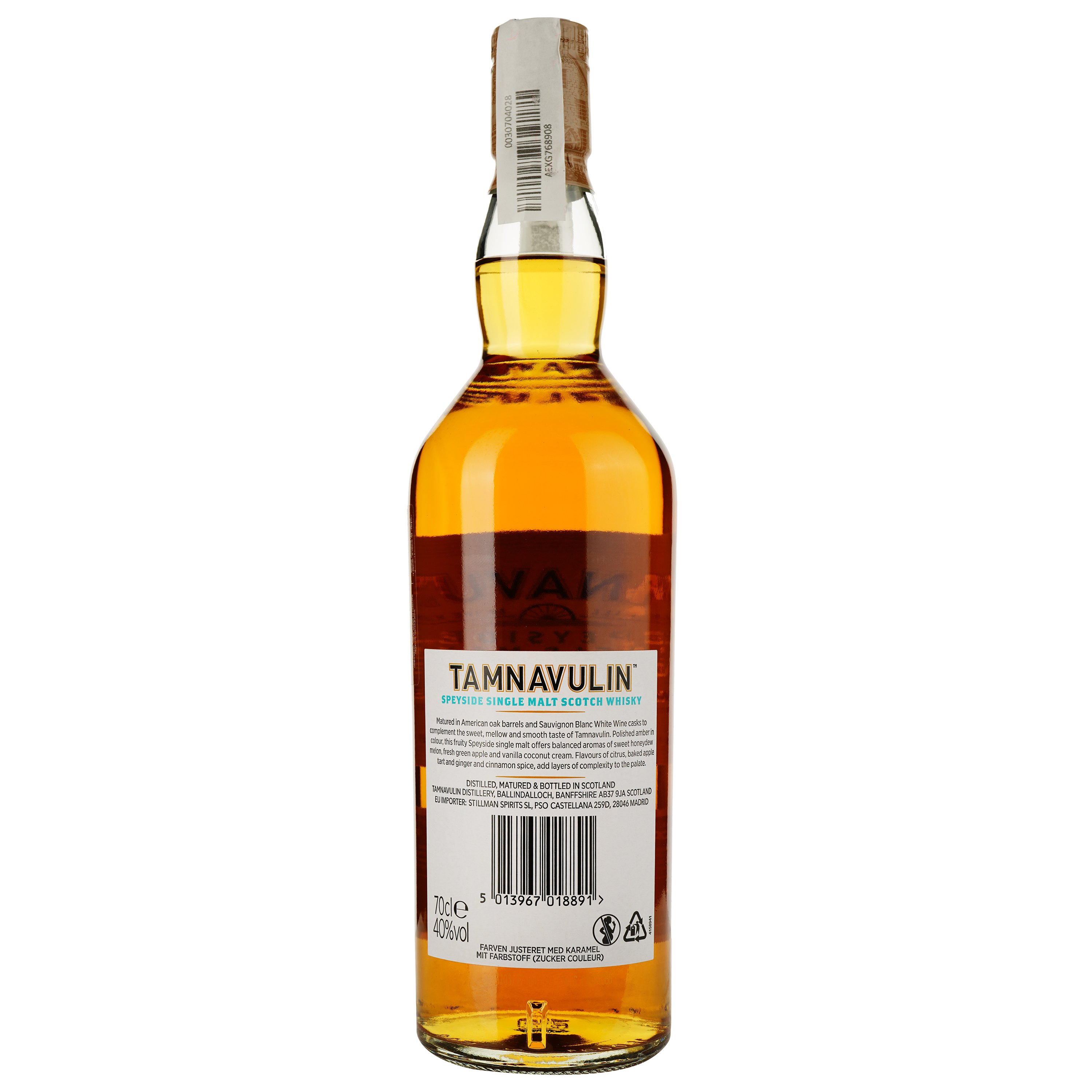 Виски Tamnavulin Sauvignon Blanc Cask Single Malt Scotch Whisky 40% 0.7 л - фото 3