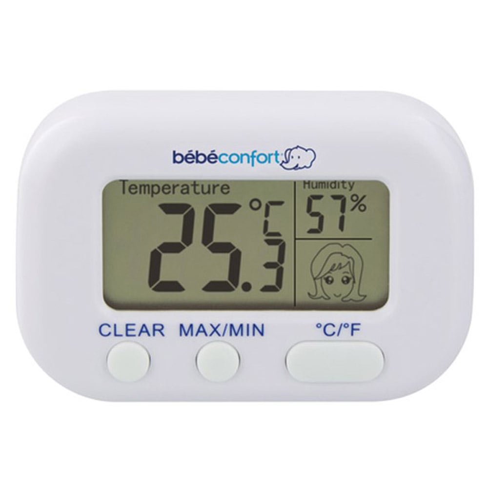 Термометр та гігрометр Bebe Confort Thermometer and Hygrometer, білий (32000269) - фото 1