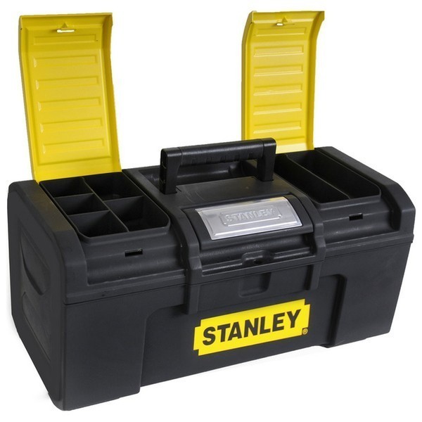 Ящик для інструментів Stanley Basic Toolbox 24" з органайзером на кришці (1-79-218) - фото 2