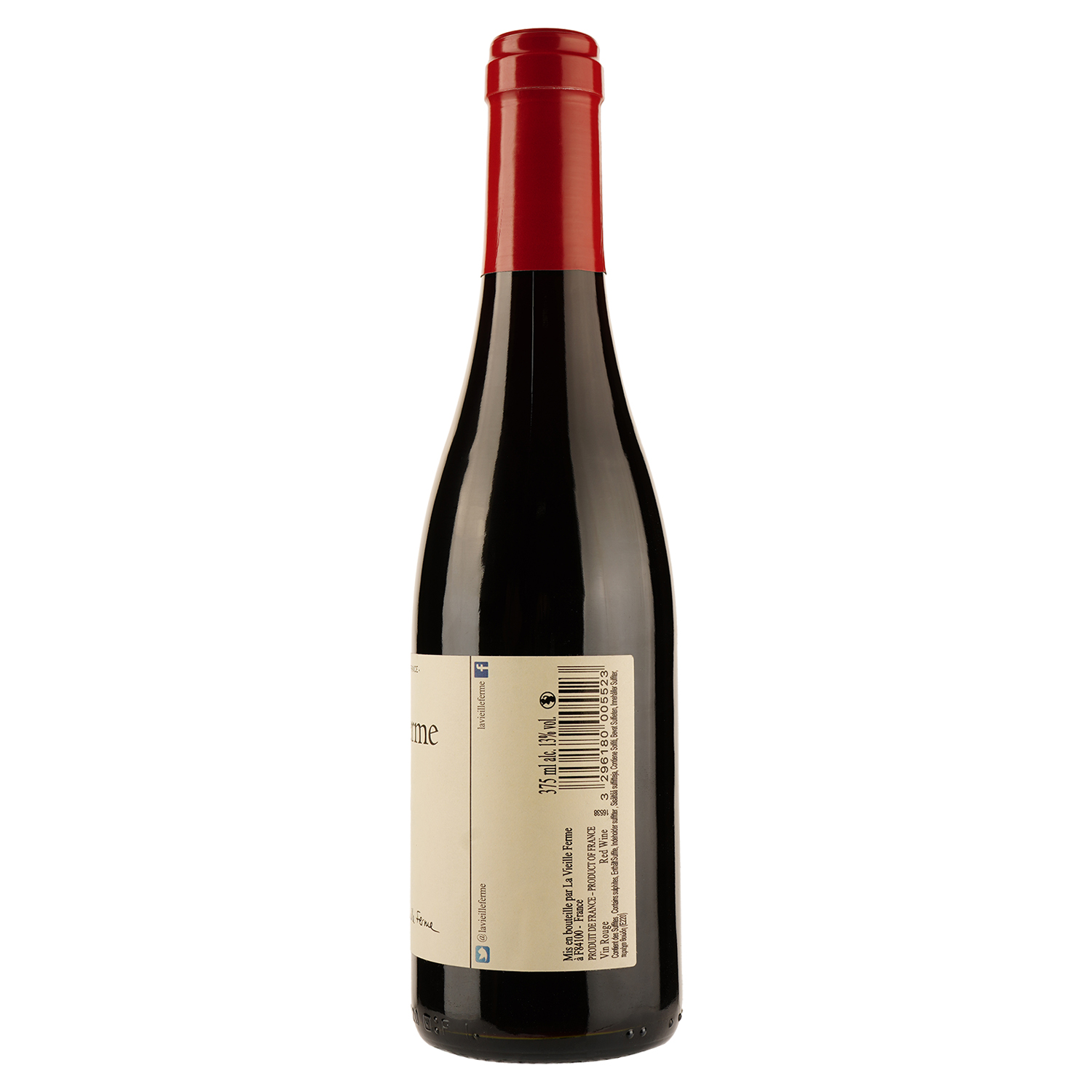 Вино La Vieille Ferme Rouge Perrin et Fils, червоне, сухе, 0,375 л - фото 2